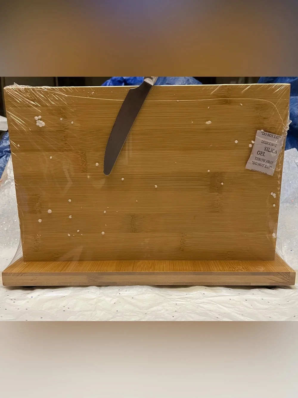 Bamboo Magnetic Knife Block